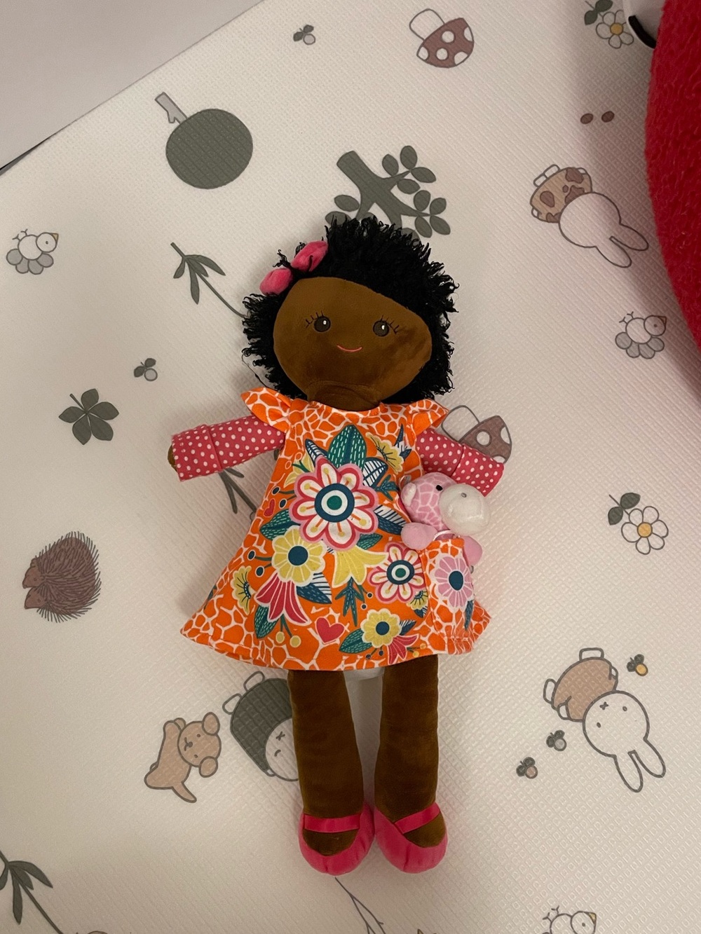 Montessori Sentsy buddy jaya Africa soft doll big